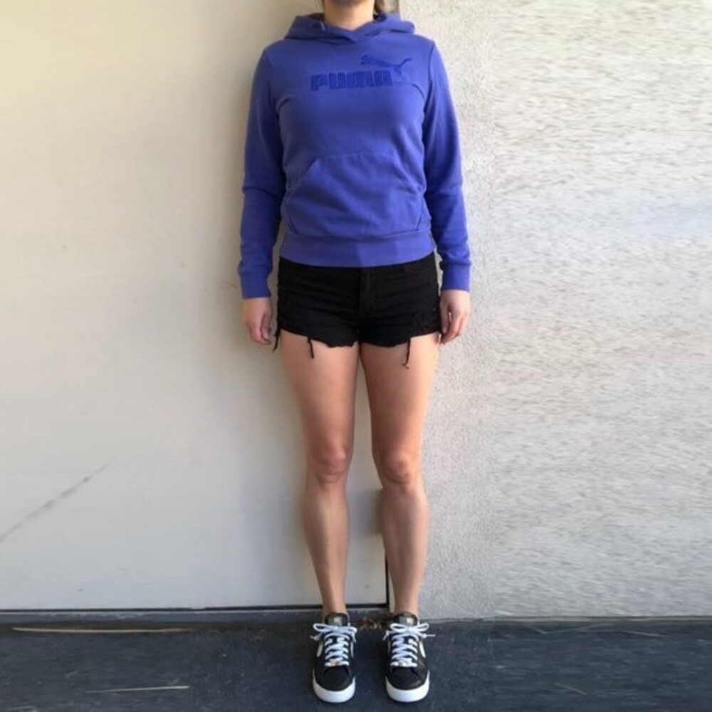 Puma Hoodie - Electric Blue - Size XS - Picture 3 of 10